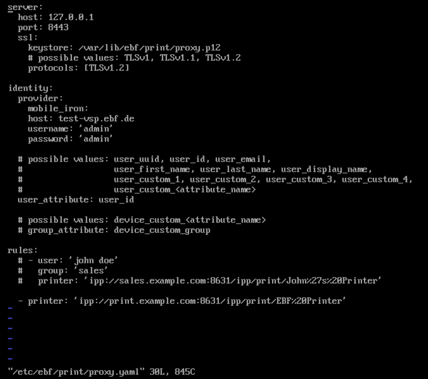 EBF Documentation - 05. Configuration